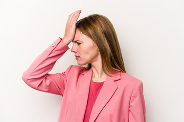 forgetting something, slapping forehead with palm and closing eyes.