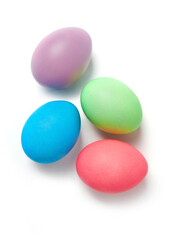 Fototapeta na wymiar Multi-colored eggs