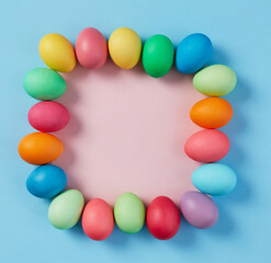Colorful Easter Eggs Frame