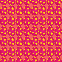 Colored seamless pattern with easter eggs. Easter background. 