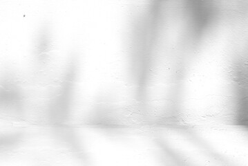 Obraz premium Concrete Room wall Texture Background with Light Shadow