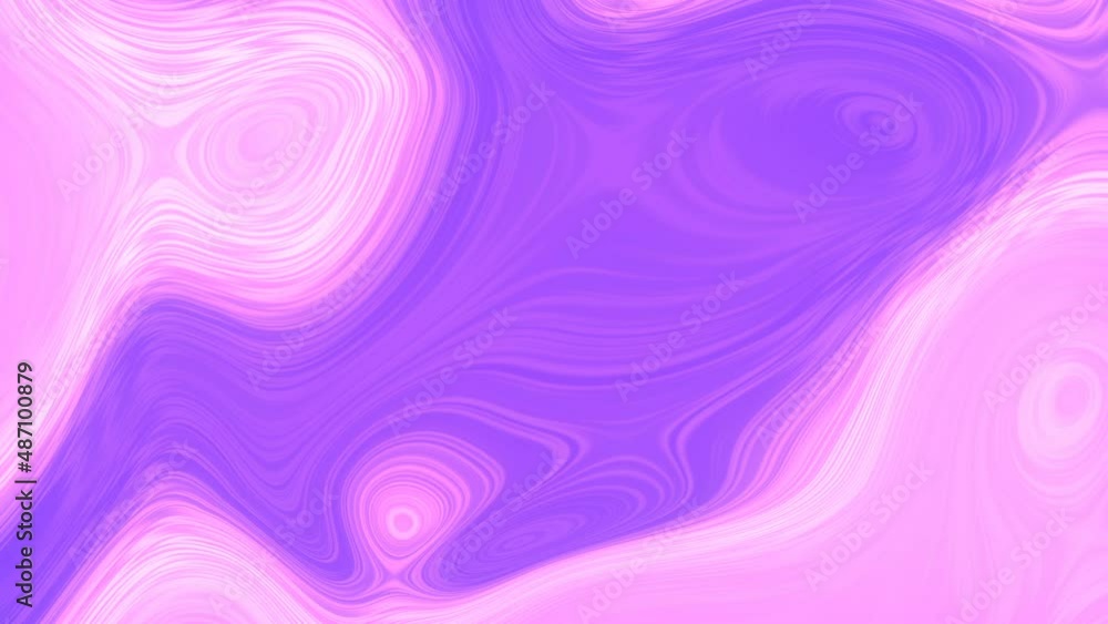 Poster colored streams of liquid neon paint. 3d rendering loop animation hd