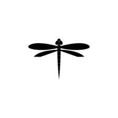 Dragonfly illustration icon design template vector