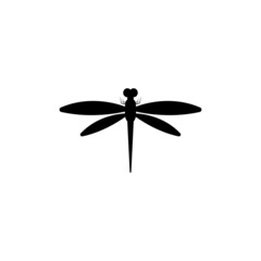 Dragonfly illustration icon design template vector