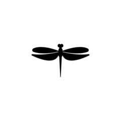 Dragonfly illustration icon design template vector