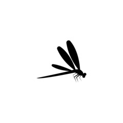 Dragonfly illustration icon design template vector