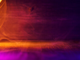 smoky dark background selective focus. color backlight