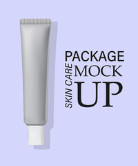 3d skin care package mock up illustrator editable