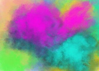 Powder Bomb Rainbow Color