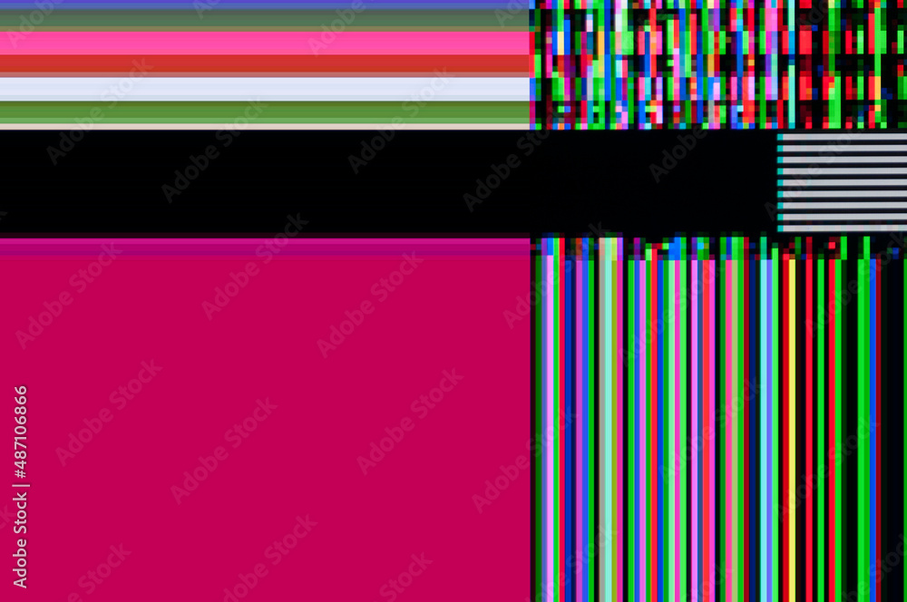 Fototapete abstract digital stripe pattern / abstract minimalistic background of a digital stripe pattern.