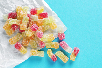 Jelly sugar worms