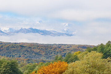 Mountains and forests in the west of Karachay-Cherkessia