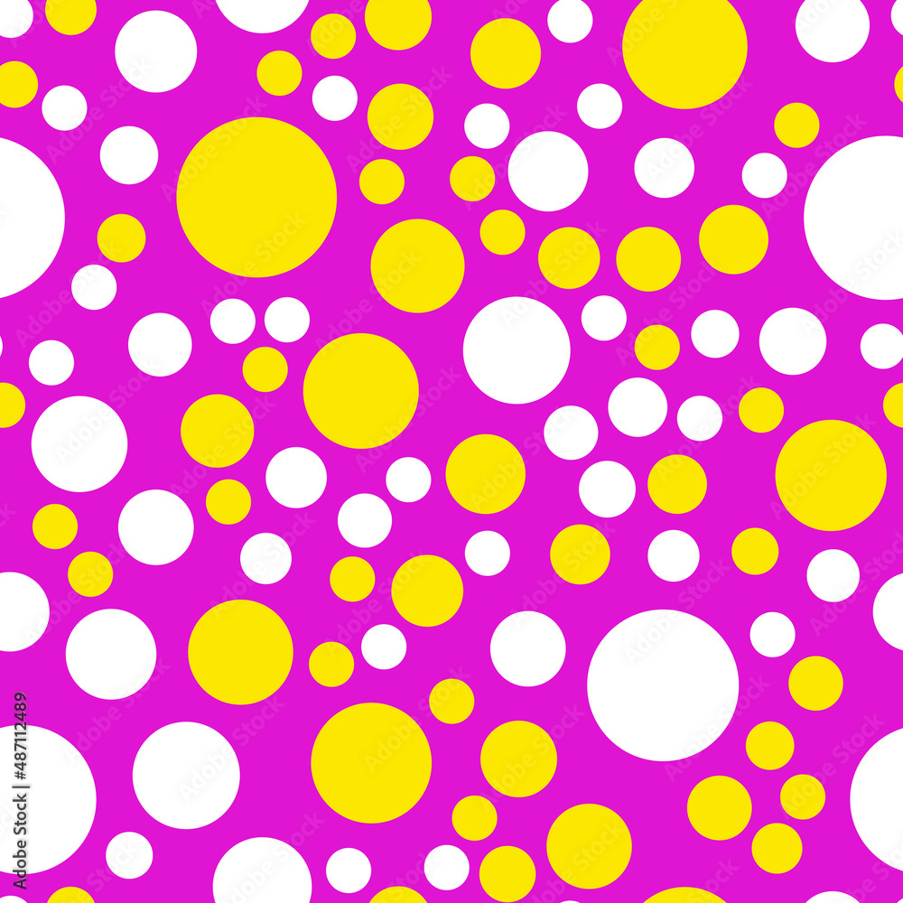 Poster abstract seamless pattern with circles. geometry pattern for fabric and textile