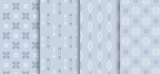 pattern with blue and white stripes, vector
