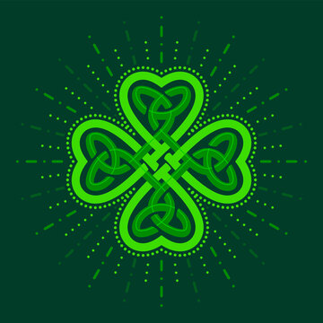 Celtic Four Leaf Clover | Clover tattoos, Shamrock tattoos, Four leaf  clover tattoo