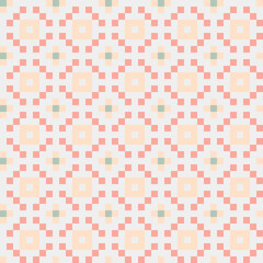 Abstract Cross Pattern generative computational art illustration