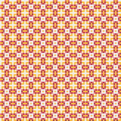 Fototapeta premium Abstract Cross Pattern generative computational art illustration