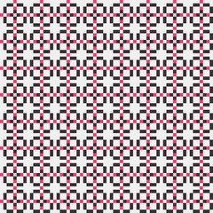 Fototapeta premium Abstract Cross Pattern generative computational art illustration