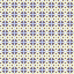 Fototapeta premium Abstract Cross Pattern generative computational art illustration