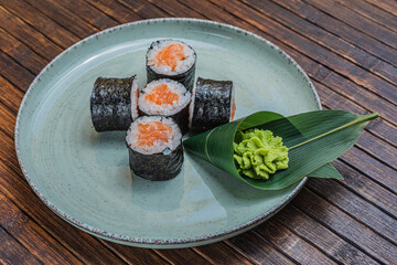 Japanese sushi fastfood- asian traditional snack