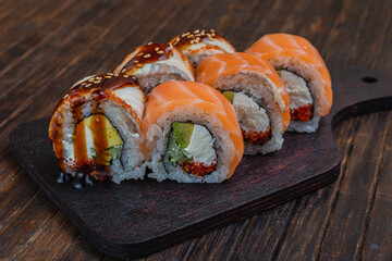 Japanese sushi fastfood- asian traditional snack