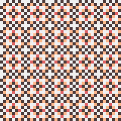 Fototapeta premium Abstract Cross Pattern generative computational art illustration