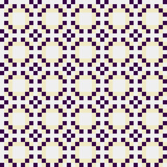 Fototapeta premium Abstract Cross Pattern generative computational art illustration