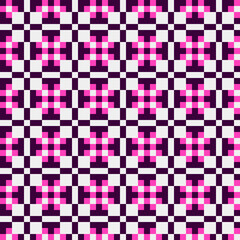 Fototapeta premium Abstract Cross Pattern generative computational art illustration