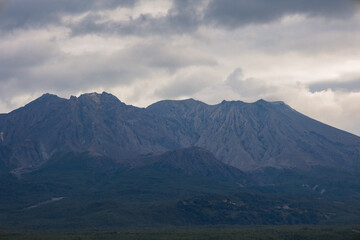 Fototapeta premium Sakurajima, beautiful active volcano in Kagoshima Japan, from the ship.