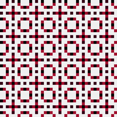 Fototapeta premium Abstract Cross Pattern generative computational art illustration