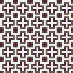 Abstract Cross Pattern generative computational art illustration