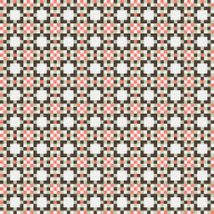 Abstract Cross Pattern generative computational art illustration