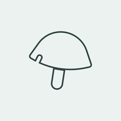Mushrooms vector icon illustration sign