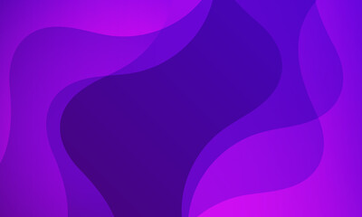 Abstract gradient purple liquid wave background