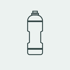 Sport_water_bottle vector icon illustration sign