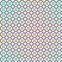 Abstract Cross Pattern generative computational art illustration