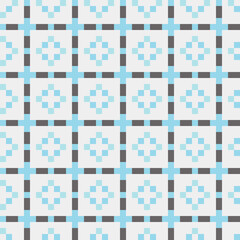 Abstract Cross Pattern generative computational art illustration