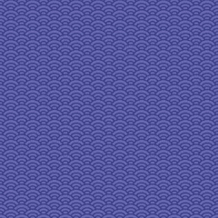 Crédence de cuisine en verre imprimé Pantone 2022 very peri colorful simple vector pixel art seamless pattern of minimalistic very peri scaly japanese water waves pattern