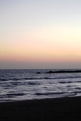 Atardecer en la playa