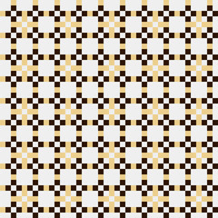 Fototapeta premium Abstract Cross Pattern generative computational art illustration