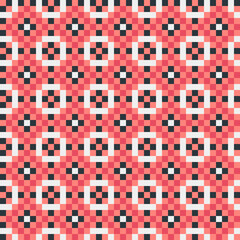 Fototapeta premium Abstract Cross Pattern generative computational art illustration