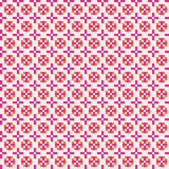 Abstract Cross Pattern generative computational art illustration