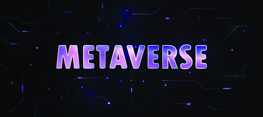 this is metaverse and futuristic technology and Augmented reality , Virtual reality and earth ,text metaverse