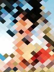 Abstract Colorful Geometrical Artwork,Abstract Graphical Art Background Texture,Modern Conceptual Art,Synthwave Aesthetic Poster Print,
3D Rendering
