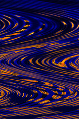 Verschiedene Formen und Farben grafischer Elemente vor schwarzem Hintergrund	
