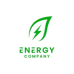 Energy illustration, creative logo.