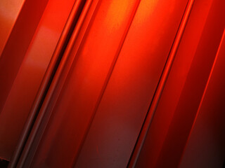Abstract lines pattern technology on red gradients  striped background. - 487142007