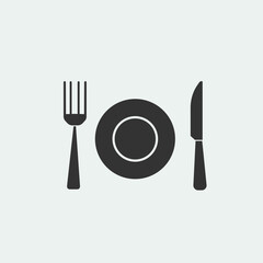 Eatery vector icon illustration sign