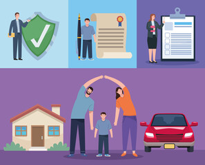 four insurance service items