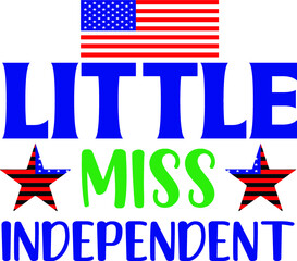 little miss independent 4th of July cut file Bundle, July 4th SVG, United Stated Independence Day cut file quotes, Cut Files for Cutting Machines like Cricut and Silhouette
